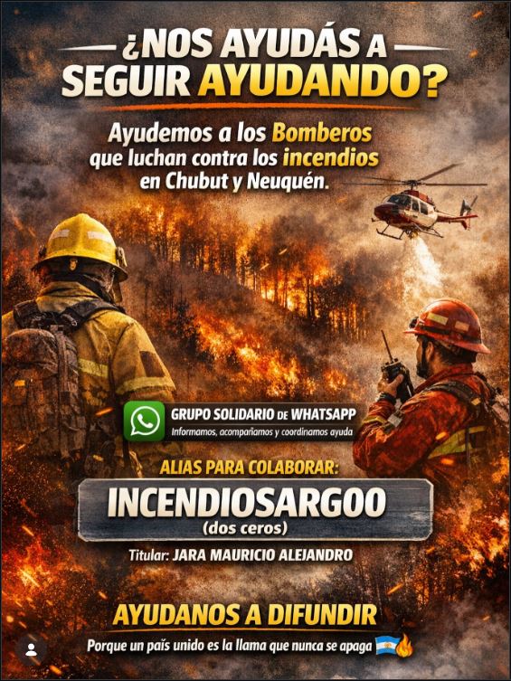 Ayuda por los Incendios Forestales Argentina